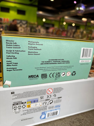 NECA Sesame Street Volume 3 Count Von Count Featuring The Number 2 Ultimate Action Figure (Light Box Wear To Bottom)