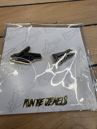 Run The Jewels Logo Enamel Pin Set