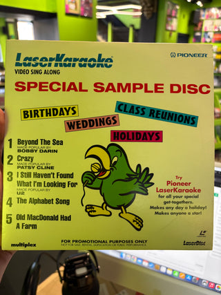 Laserkaraoke Video Sing Along Special Sample Disc #2