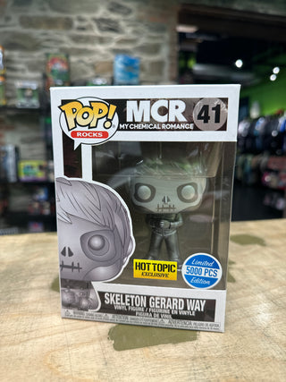 Funko POP Rocks Skeleton Gerard Way (Hot Topic Exclusive) (Limited To 5000 Silver Edition)