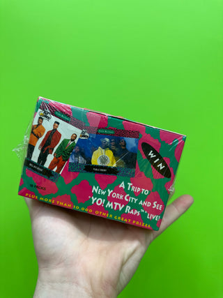 1991 Yo! MTV Raps ProSet MusiCards (Sealed Box Of 18 Packs)