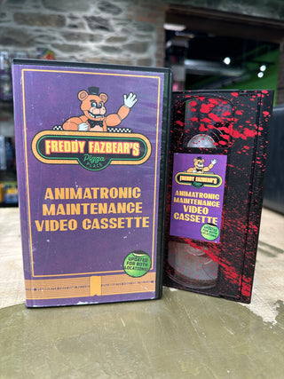 Five Nights At Freddys 2 (Animatronic Maintenance Cover, Blood Splatter VHS) (Brainbuster Video)