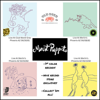 Meat Puppets- Live At Merlin's: Phoenix, AZ June 18, 1982 (Darkside Exclusive Mint Green Vinyl) (PREORDER)