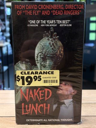 Naked Lunch (Stickers/Sticker Residue on Tape) (Used VHS)