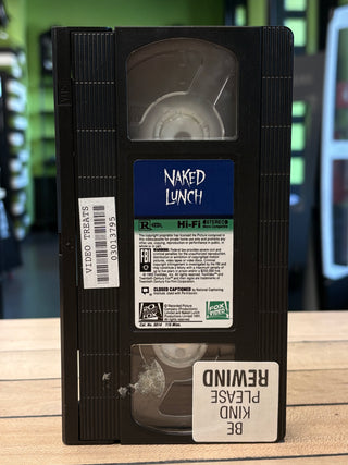 Naked Lunch (Stickers/Sticker Residue on Tape) (Used VHS)