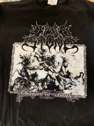 Upon Stone Cleansed In Battle T-Shirt, Black, L