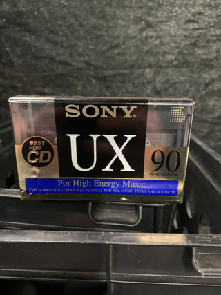 Sony UX High Bias Blank Casette: 90 Minutes