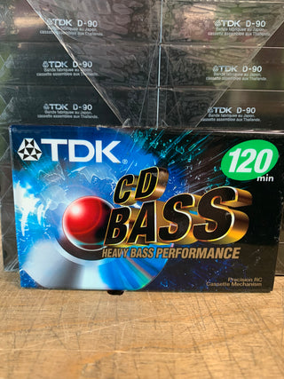 TDK CD Bass Heavy Bass Performance Type I Blank Cassette: 120 Minutes
