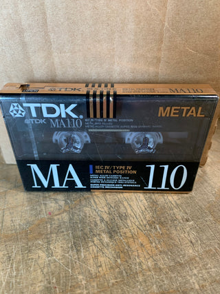 TDK MA 110 Type IV Metal Position Blank Cassette: 110 Minutes