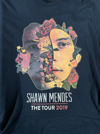 Shawn Mendes 2019 The Tour Bootleg T-Shirt, Black, XL