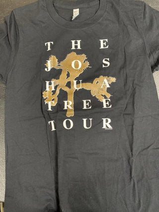 U2 Joshua Tree Tour T-Shirt, Black, WXL