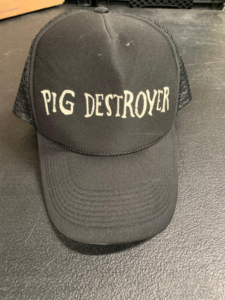 Pig Destroyer Trucker Cap, Black, One Size Fits Most