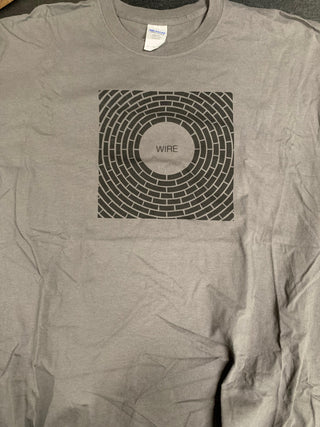 Wire Self Titled Album T-Shirt, Grey, XL