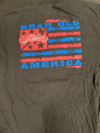 Heart Dear Old America T-Shirt, Black, L