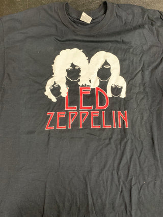 Led Zeppelin Silhouette T-Shirt, Black, XL