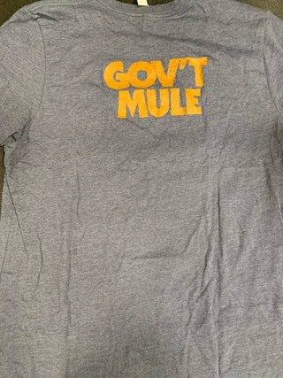 Govt Mule Heavy Load Blues T-Shirt, Grey / Blue, L