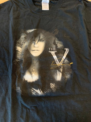 The V Portrait T-Shirt, Black, 2X