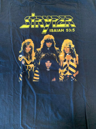 Stryper Isaiah 53:5 T-Shirt, Black, XL