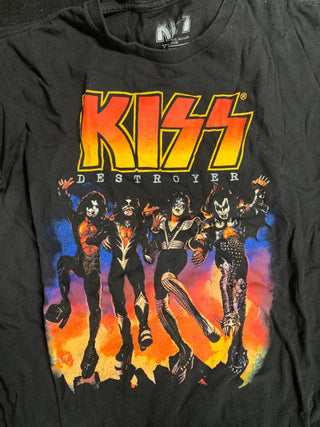 Kiss Destroyer Cover T-Shirt, Black, XL