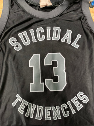 Suicidal Tendencies Sports Jersey Tank Top, Black, L