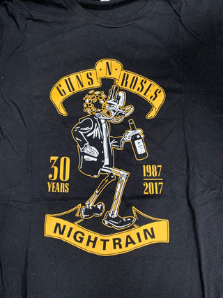 Guns N Roses Nightrain 30 Years T-Shirt, Black, L