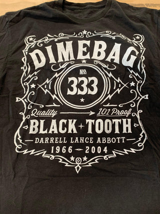 Dimebag Memorial Black Tooth T-Shirt, Black, L