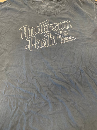 2019 Anderson Paak And The Free Nationals At Hammerstein Ballroom T-Shirt, Grey, L