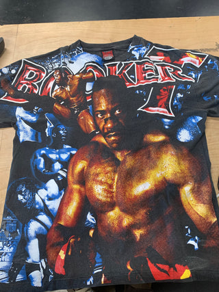 Booker T and the Harlem Heat T-Shirt (#28/60), Black W/ AOP, L