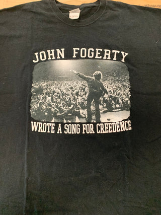 John Fogerty Wrote A Song For Creedence T-Shirt, Black, XL