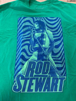 Rod Stewart Performance Shot T-Shirt, Green, XL