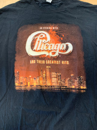 An Evening With Chicago Live 2021 T-Shirt, Black, XL