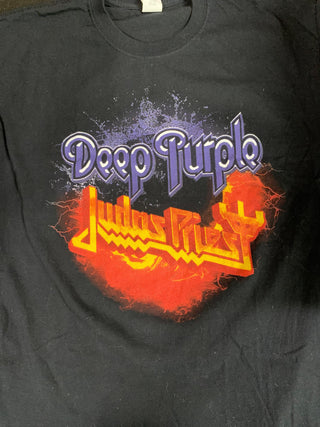 Deep Purple / Judas Priest Summer 2018 Tour T-Shirt, Black, L