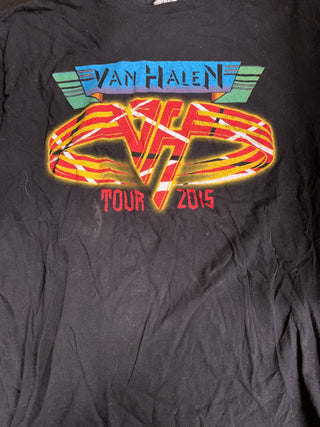 Van Halen Live On Tour 2015 T-Shirt, Black, XL