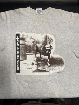 1995 Alice In Chains Tripod T-Shirt, Grey, L (LIGHT DISCOLORATION)