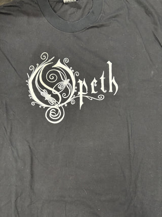 2001 Opeth Blackwater Park April/May American Tour T-Shirt, Black, XL