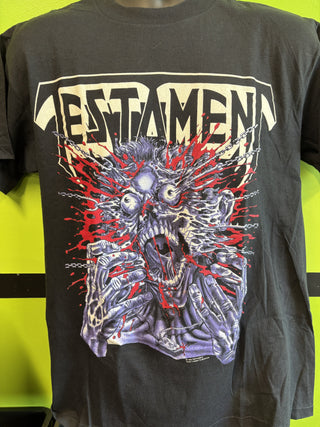 1993 Testament Return To The Apocalyptic City T-Shirt, Black, L