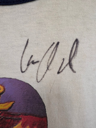 Primus Tales From The Punchbowl Ringer T-Shirt (Signed By Les Claypool), White, XL