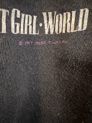 Madonna Who's That Girl 1987 Tour T-Shirt, Black, XL W/ 1987 Tour Book