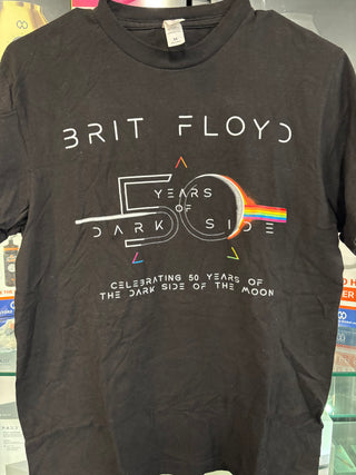 Brit Floyd 50 Years Of Dark Side Of The Moon 2023 Tour T-Shirt, Black, M