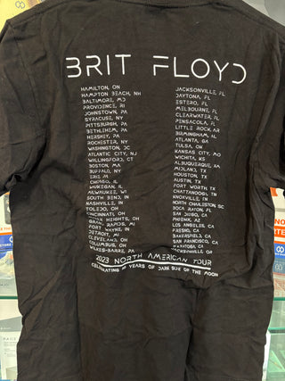 Brit Floyd 50 Years Of Dark Side Of The Moon 2023 Tour T-Shirt, Black, M