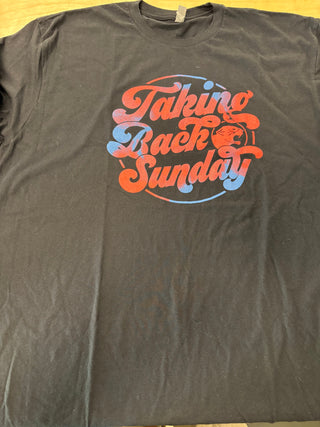 Taking Back Sunday Logo T-Shirt, Black, 2XL
