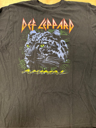 Def Leppard Animal T-Shirt, Black, XL