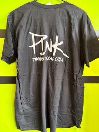 Pink Beautiful Trauma World Tour 2019 Local Crew T-Shirt, Black, XL