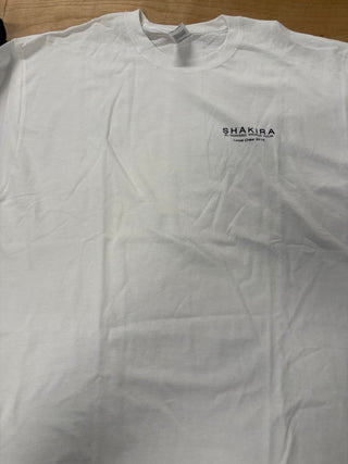 Shakira El Dorado World Tour 2018 Local Crew T-Shirt, White, XL