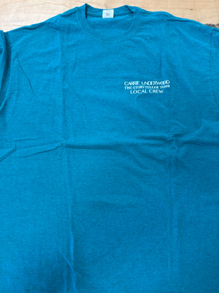 Carrie Underwood Storyteller Tour Local Crew T-Shirt, Teal, XL