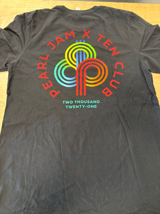 Pearl Jam Ten Club 2021 T-Shirt, Black, L