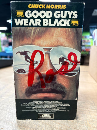 Good Guys Wear Black (Writing On Cover)