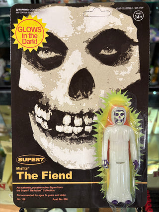 Super7 ReAction Misfits Glow In The Dark The Fiend Action Figure (SDCC 2020)
