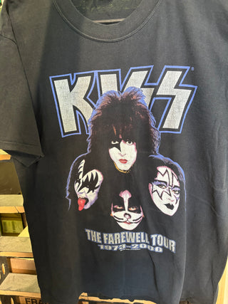 Kiss Farewell Tour 2000 T-Shirt, Black, L