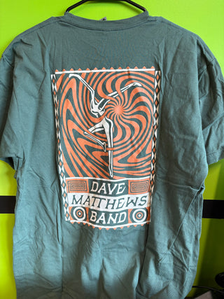 Dave Matthews Band Dancer T-Shirt, Green, L